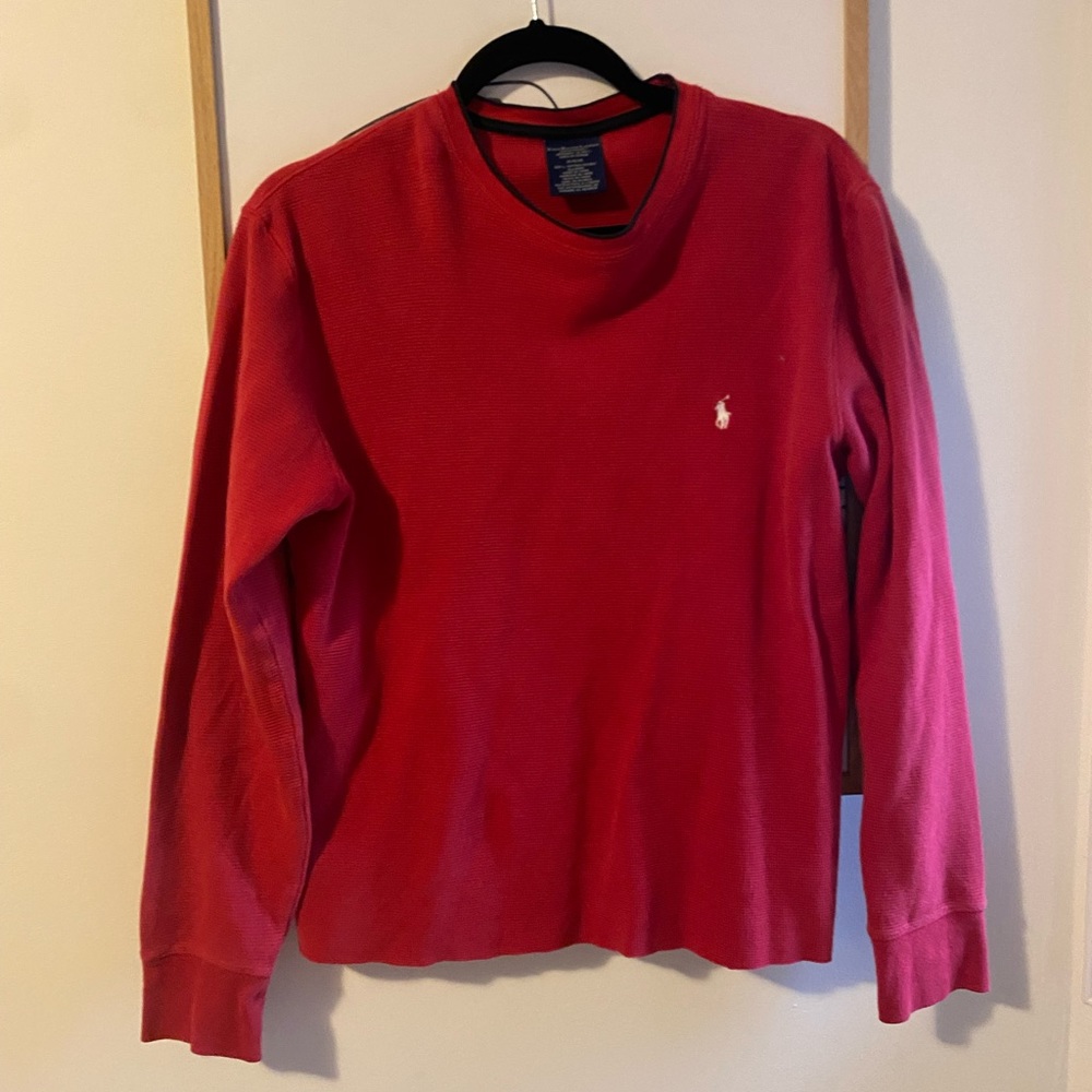 Ralph Lauren Red Long Sleeve Knit